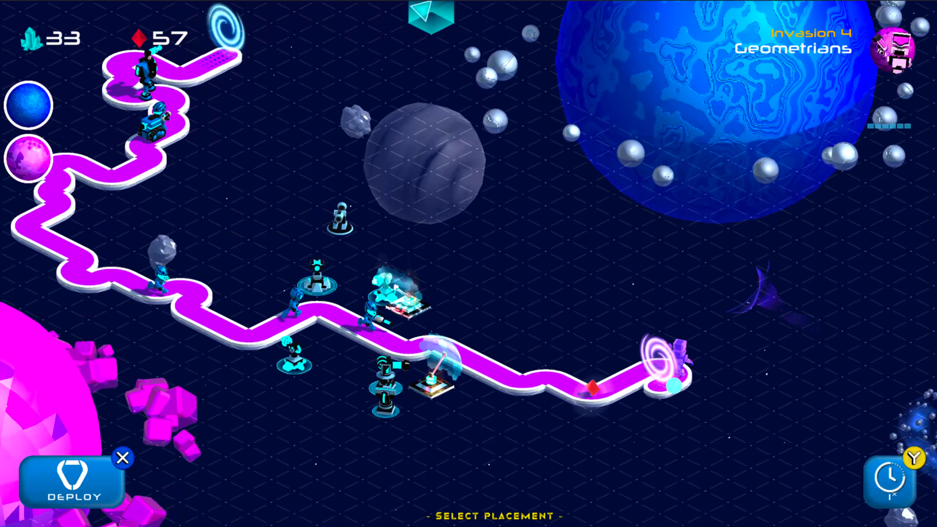 Cosmic Robots colourful sci-fi world